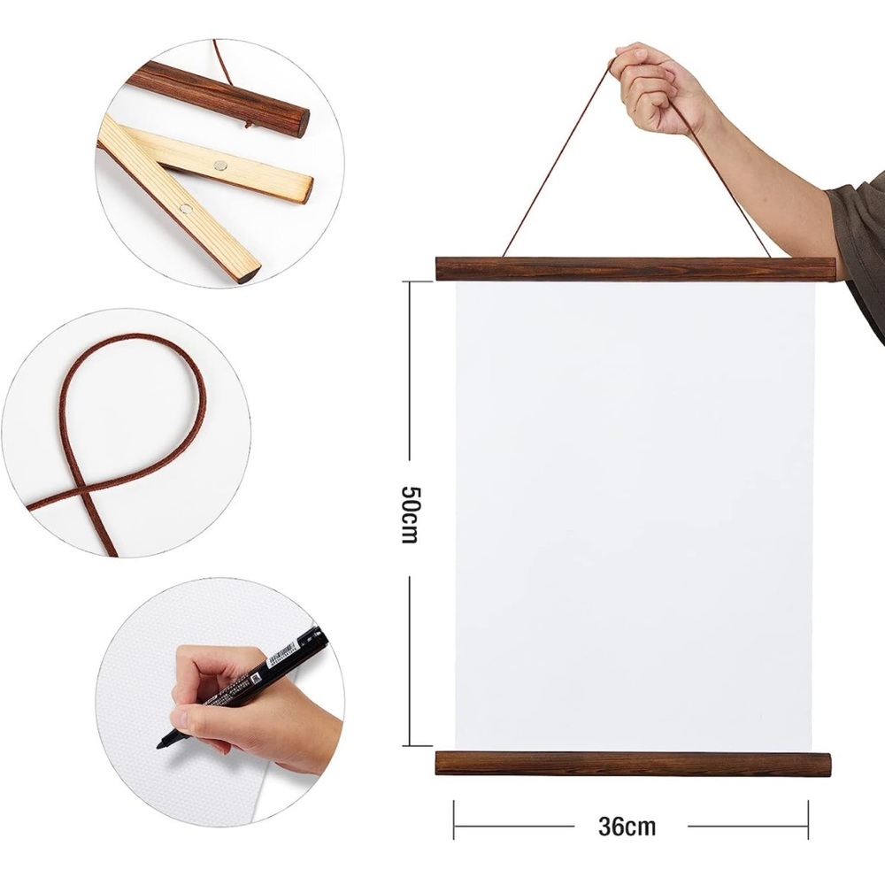 Sign In Guest Book∣Blank Magnetic Poster Hanger Frame 14×20 with Pen